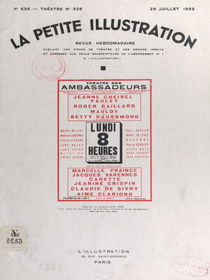 cover image of Lundi huit heures